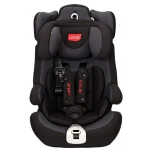LuvLap Grey Active Baby Car Seat with ISOFIX installation system
