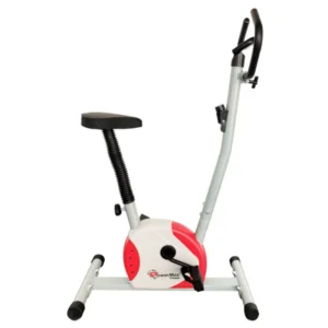 Powermax Exercise Bike BU-200 Fitness Upright Stationary (Red)