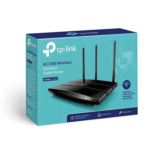 TP-Link Archer C1200 1200Mbps Wireless Gigabit Router Dual Band