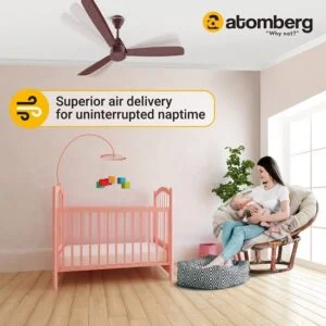 Atomberg Renesa Alpha Brown Remote Ceiling Fan