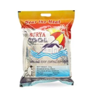 Surya Cool Heat Reflective Wall And Roof Coating Compound 5 Kg Bag