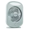 EcoLink Comfy Rechargeable Fan USB With Light (Medium, Grey )