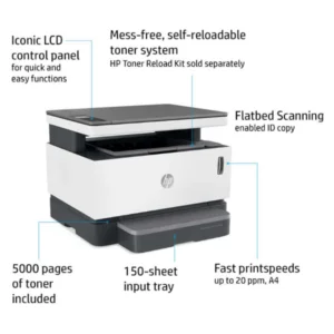 HP Neverstop 1200w WiFi Laser Printer (Print, Copy, Scan)