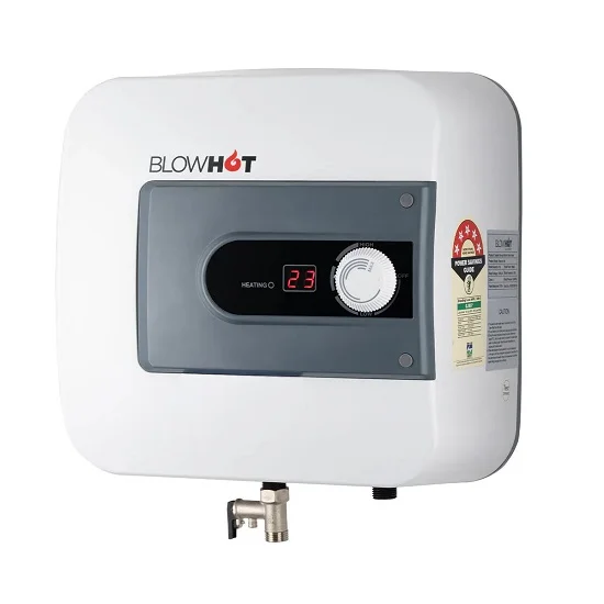 BlowHot 2000W Electric Geyser 15 Litre Grey Colour