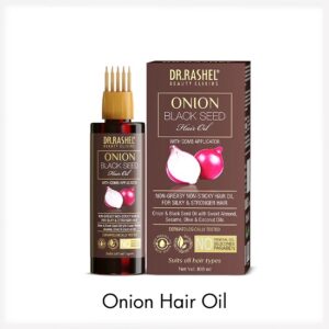 DR.RASHEL Onion Hair Oil Black Seed With Comb Applicator 100 ML