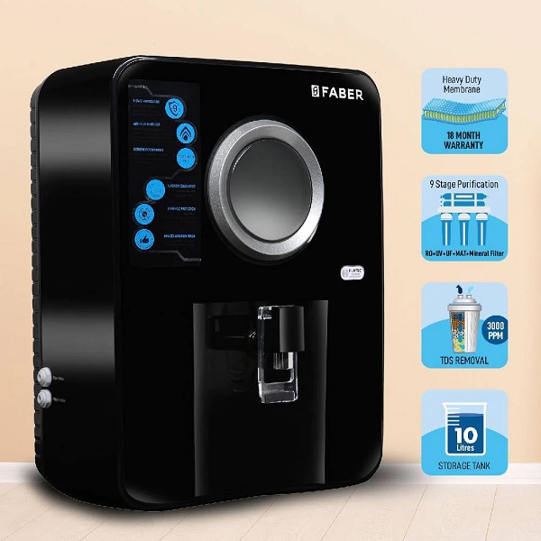 Faber Altroz Water Purifier 9 Stage RO+UV+UF +Mineral with Pre-filter 10 Liter