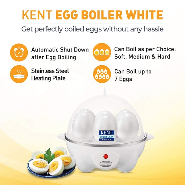 Kent Egg Boiler16053 Stainless Steel 360 Watts