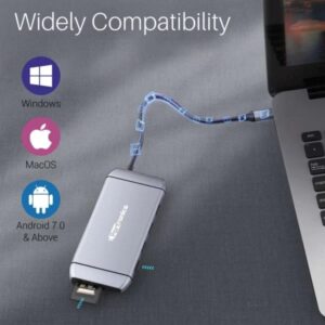 Portronics Mport 9C Multiport USB Hub Type C Connectivity