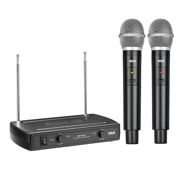 Ahuja AWM-495V2 Dual Hand wireless Microphone