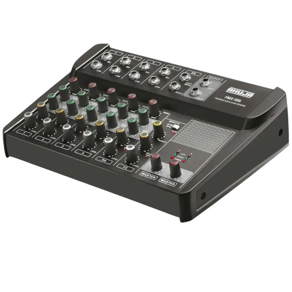 Ahuja FMX-106 6 Channel Mixer with Echo Reverb