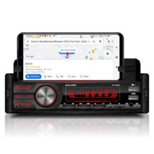 Dulcet DC-F90X Single Din Mp3 Car Stereo, Inbuilt Smartphone Holder