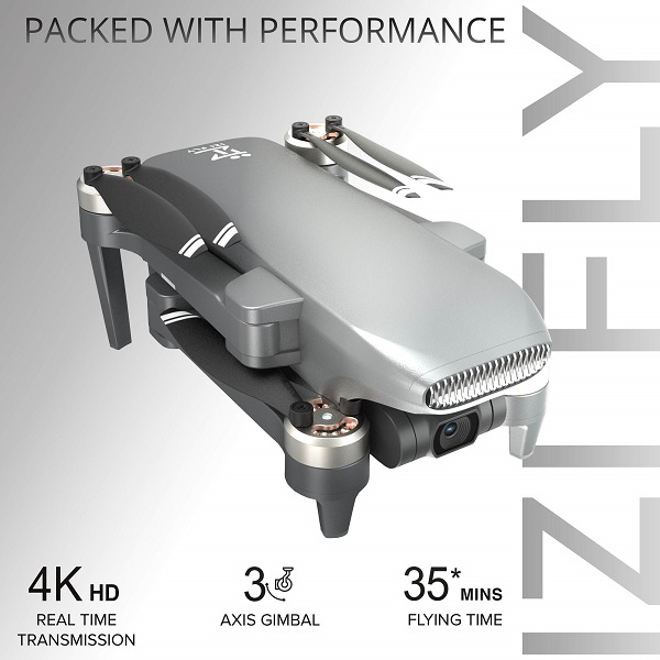 IZI FLY Drone 20MP Camera 4K HD Real-time Video with 5 KM Video Transmission Range