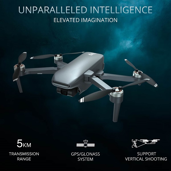 Drone with real time video sale transmission