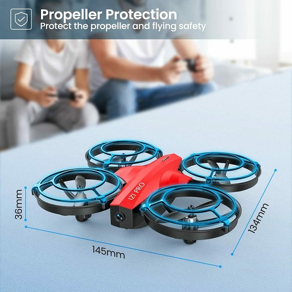 IZI PRO Nano RC Drone 720P HD Camera 2 Batteries With Battle Mode