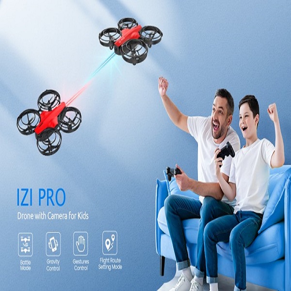IZI PRO Nano RC Drone 720P HD Camera 2 Batteries With Battle Mode