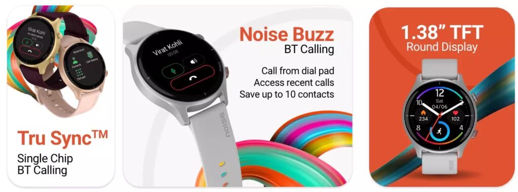 Noise Twist Bluetooth Calling Smart Watch with 1.38” TFT display
