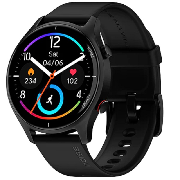 Noise Twist Bluetooth Calling Smart Watch with 1.38” TFT display (Jet Black)