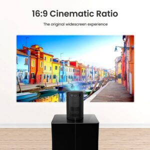 Portronics Beem 410 Smart LED Projector with Android 9.0, 3600 Lumens (250 ANSI)