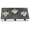 Butterfly Radiant 3 Burner Glass Top Manual Gas Stove