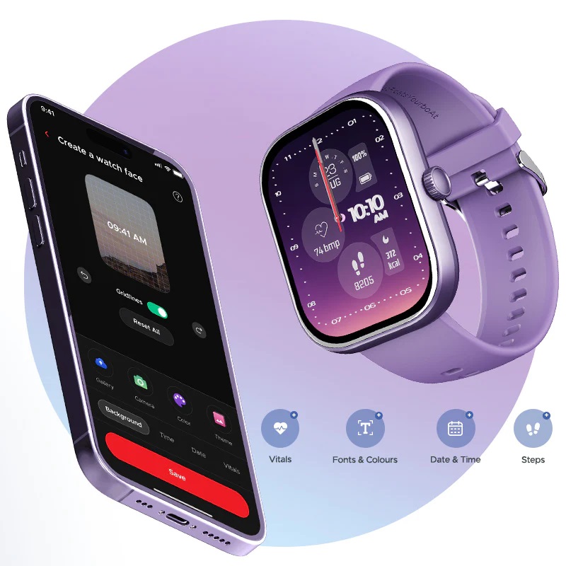 boAt Wave Sigma Smartwatch with 2.01 HD Display