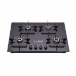 Greenchef Kelvin Glass Automatic Hob 4 Burners Gas Stove