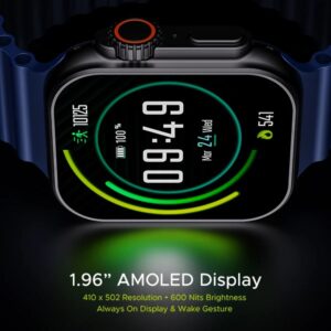 boAt Pro Wave Genesis 1.96" AMOLED Display With BT Calling (Cool Blue)