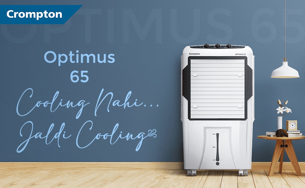 Crompton Optimus 65 Desert Air Cooler with Auto-swing & Auto-Drain