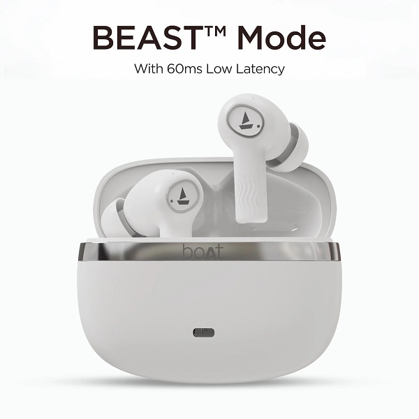 boAt Nirvana Ion Bluetooth Headset with 120 Hours Playback (Ivory White)