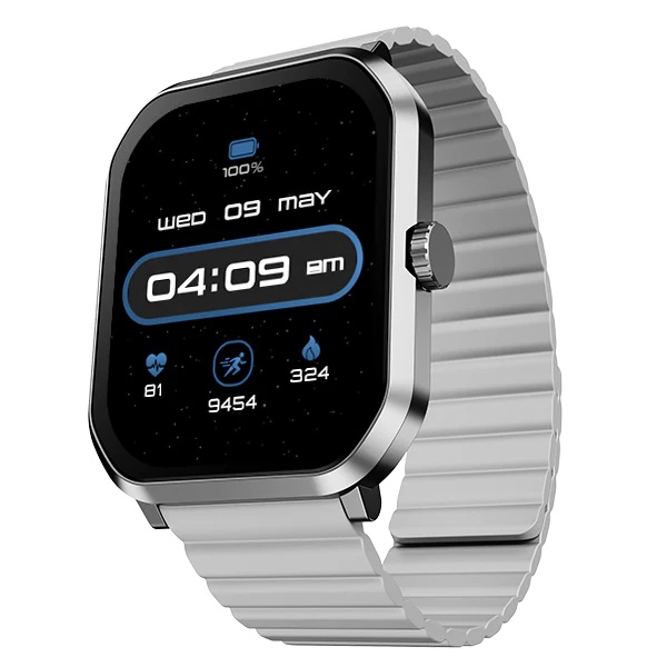 boAt Ultima Smart Watch Select with 2.01" AMOLED Display Newly Launched Cool Grey
