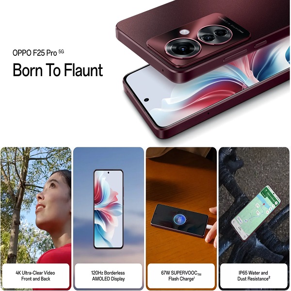 Oppo F25 Pro 5G Lava Red Mobile