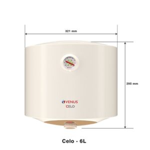 Venus Celo Storage Water Heater 5 Star Rating Ivory
