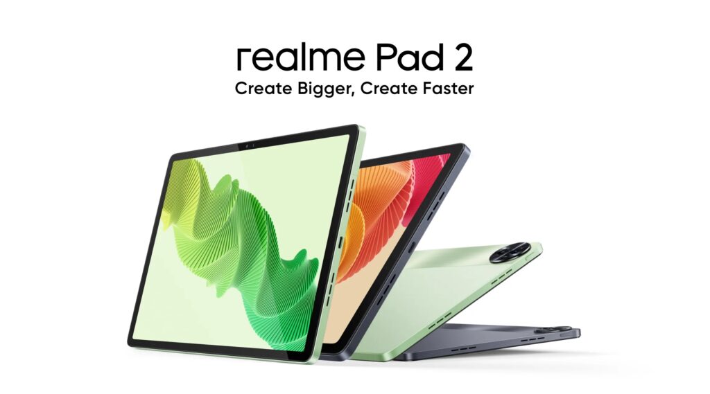 realme Pad 2 6GB RAM 128GB ROM 11.5 inch with Wi-Fi+4G Tablet Imagination Green