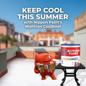 Nippon Paint Walltron- Summer Cool Roof 10 Litre Heat Resistance Paint