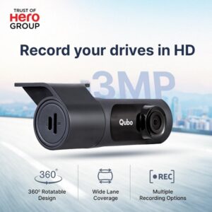 Qubo Car Dash Camera Pro X 3MP 1296p from Hero Group