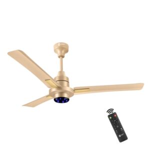 Orient Electric I Tome Pro 1200 mm BLDC Ceiling Fan with Remote Topaz Gold