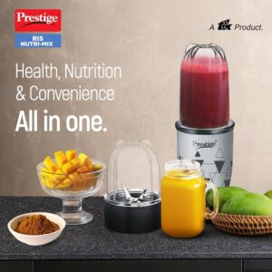 Prestige 2.0 Nutri-Mix 350W Mixer Grinder with 2 Multipurpose Jars