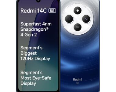 Redmi 14C 5G Mobile Superfast 4nm Snapdragon 4 Gen 2 50MP Dual Camera - Starlight Blue