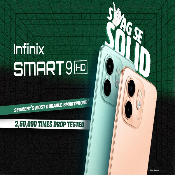 Infinix SMART 9 HD Mobile With 5000 mAh Lithium-ion Polymer Battery