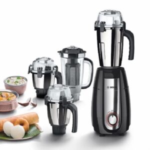 BOSCH TrueMixx Mixer Grinder Pro 1000 W 4 Jars MGM8842MIN Black, Steel