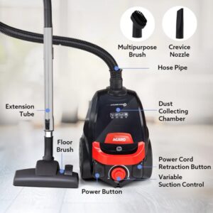 AGARO ICON Dry Vacuum Cleaner Bagless for Home and Office
