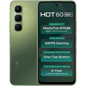 Infinix Hot 60 5G+ 5G Smartphone | 6GB RAM, 128GB Storage | 120Hz Display, 50MP AI Dual Camera, 5200mAh Battery
