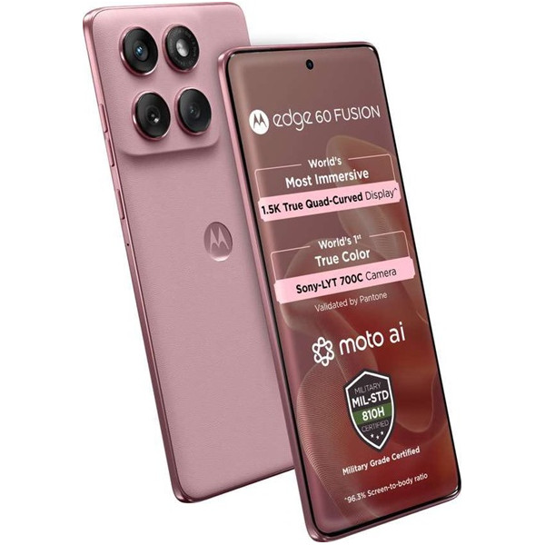 Motorola Edge 60 Fusion 5G, 8GB RAM, 256GB Storage Mobile PANTONE Zephyr Color