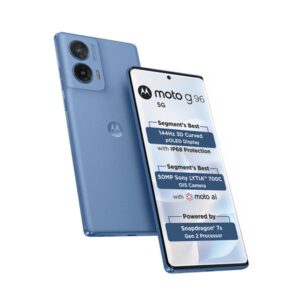 Motorola G96 5G Smartphone | 8GB RAM 128GB ROM | 50MP Camera | 5500mAh Battery | Android 15