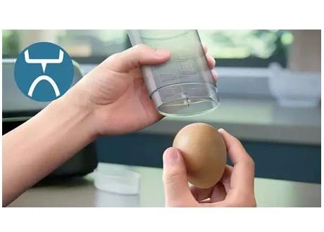 Philips HD9137-90 400W Egg Boiler – 6 Eggs Capacity, 3 Boiling Modes, Compact Design