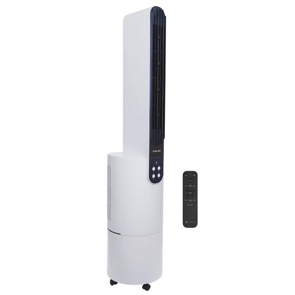 SINGER Cloudx Fan Cloud Infused Breeze | Quiet Mode | Powerful Airflow | Anti-Microbial Filter | Remote Control