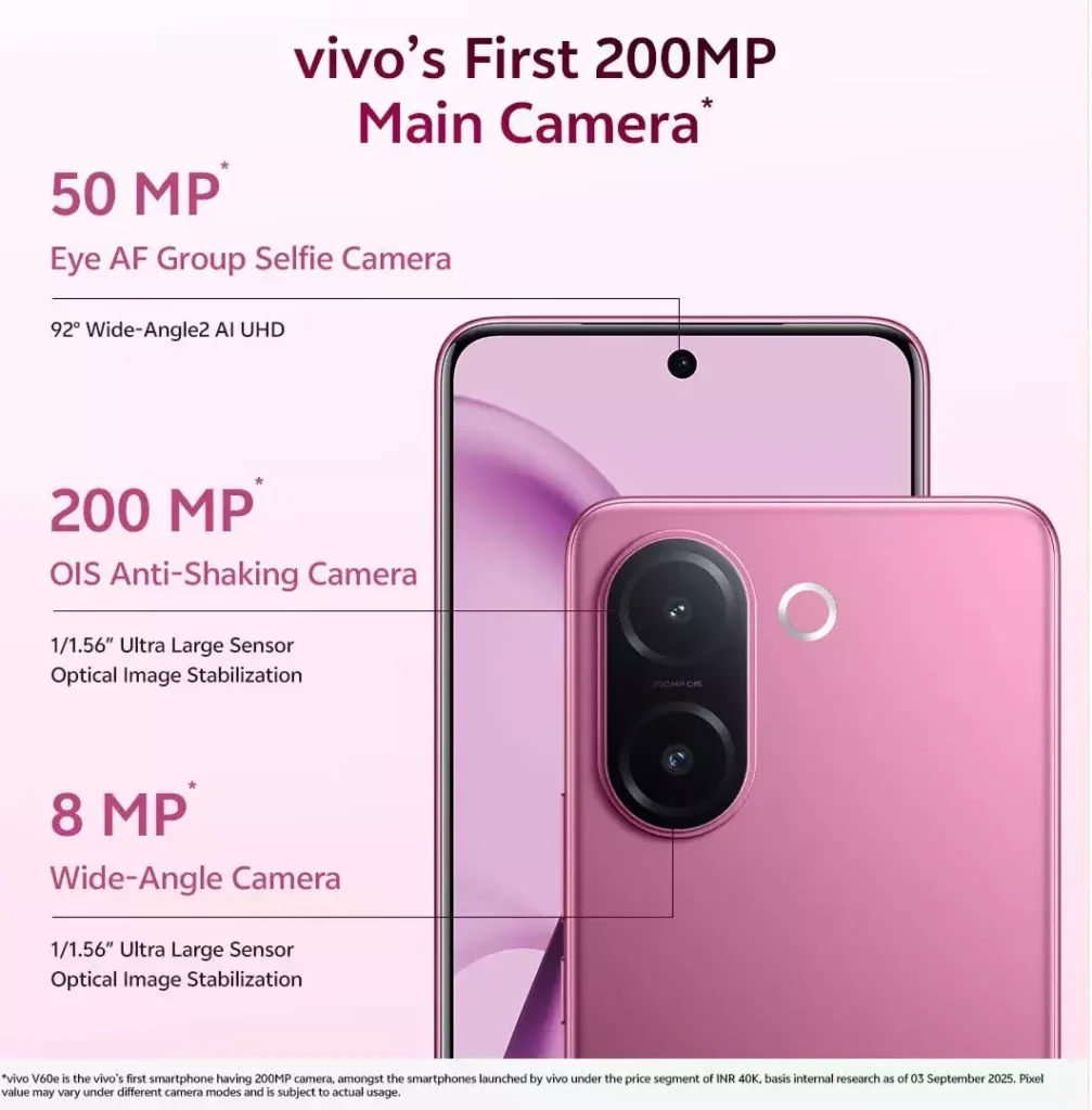 Vivo V60e 5G Mobile