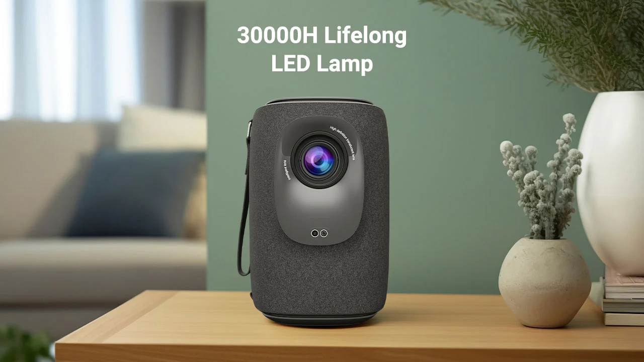 ZEBRONICS PIXAPLAY 24 Smart LED Projector – 4000 Lumens, Full HD 1080p, 160" Display, Auto Focus & Keystone, WiFi, Bluetooth, HDMI (ARC), USB, AUX, APP & Miracast Support
