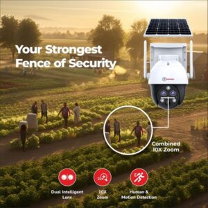 Trueview 3+3MP Wireless 4G Solar Security Camera