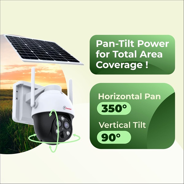 Trueview 3+3MP Wireless 4G Solar Security Camera
