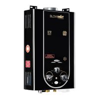 BlowHot Black SS 6-Litre Gas Water Geyser